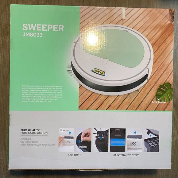 *NWT* Brand: ELCO LABORATORIES
Automatic Vacuum Cleaner, 3-in-1 Cleaning Robot - Picture 1 of 4